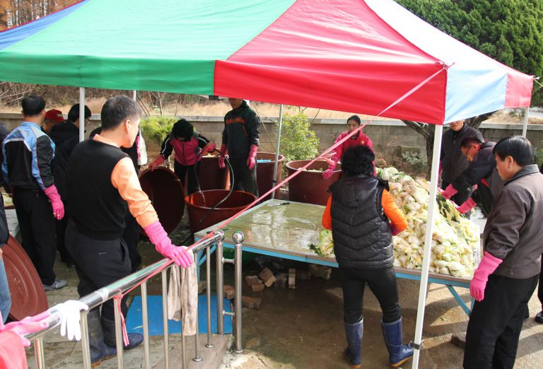 소망이넘치는요양원 김장하는날~