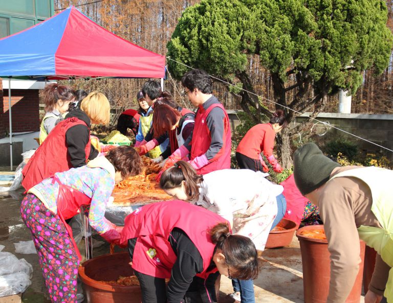 소망이넘치는요양원 김장하는날~