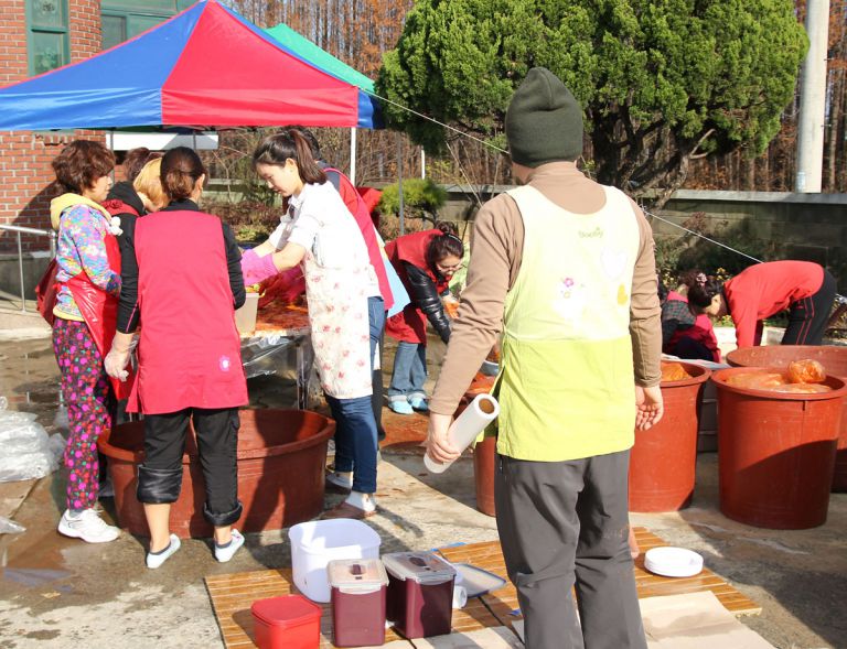 소망이넘치는요양원 김장하는날~