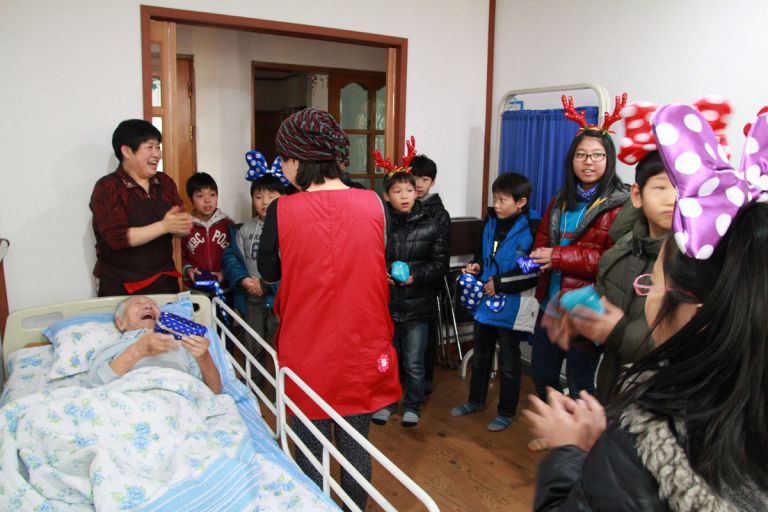 크리스마스 다니엘지혜학교 방문