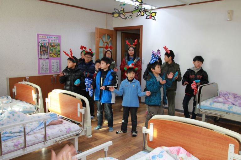 크리스마스 다니엘지혜학교 방문